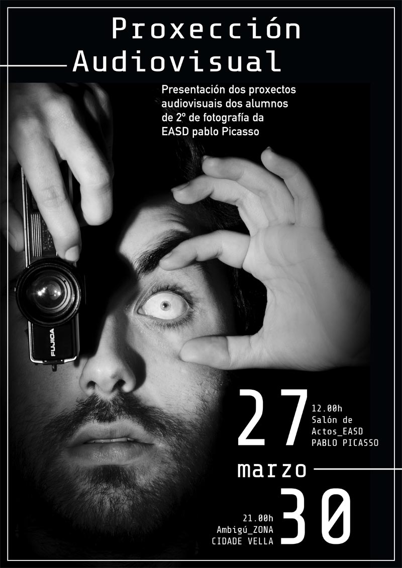 Proxección de curtametraxes. Días 27 e 30 de marzo na EASD Pablo Picasso e no Ambigú (Cidade Vella)