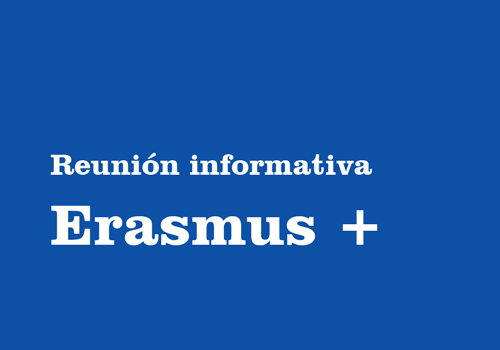 Reunión Informativa Erasmus +